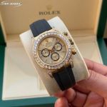Rolex Daytona Dandong 4131 Movement OXJ29092 Gold Dial Replica Watch